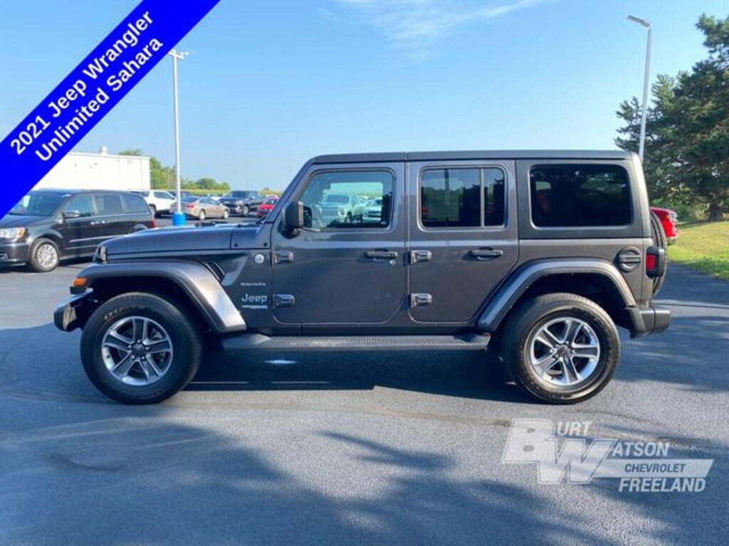 Used 2021 Jeep Wrangler Unlimited Sahara