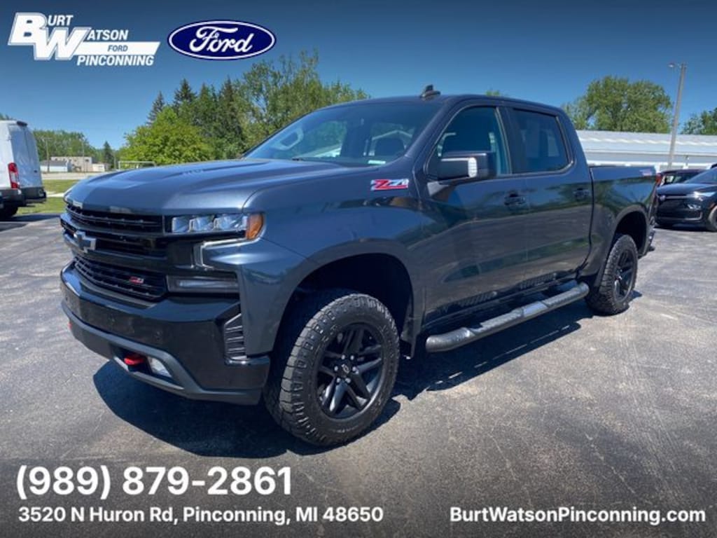 Used 2021 Chevrolet Silverado 1500 LT Trail Boss Truck Crew Cab