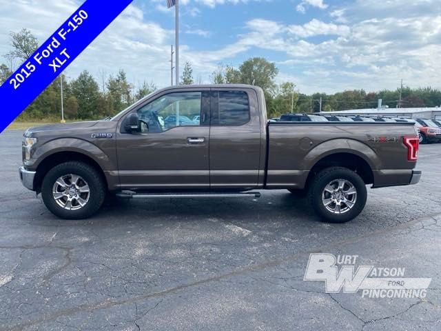 Used 2015 Ford F-150 XLT with VIN 1FTEX1E89FFC51403 for sale in Pinconning, MI