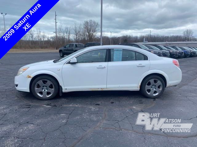 Used 2009 Saturn Aura XE with VIN 1G8ZS57B59F205761 for sale in Pinconning, MI