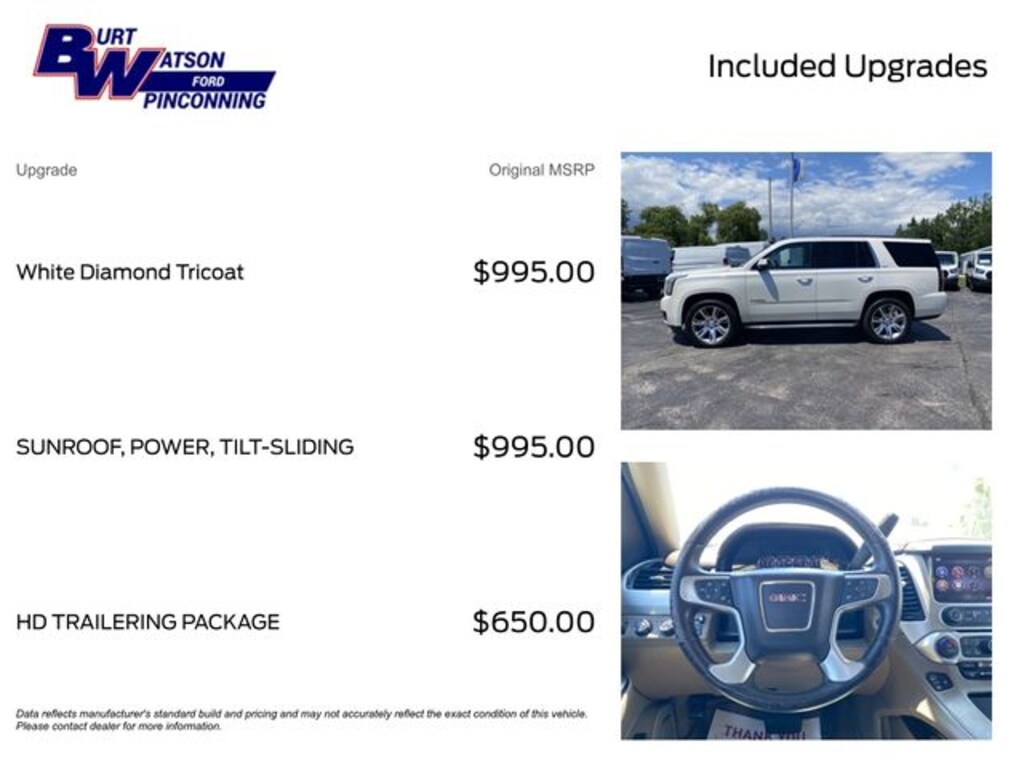 Used 2015 GMC Yukon SLT SUV