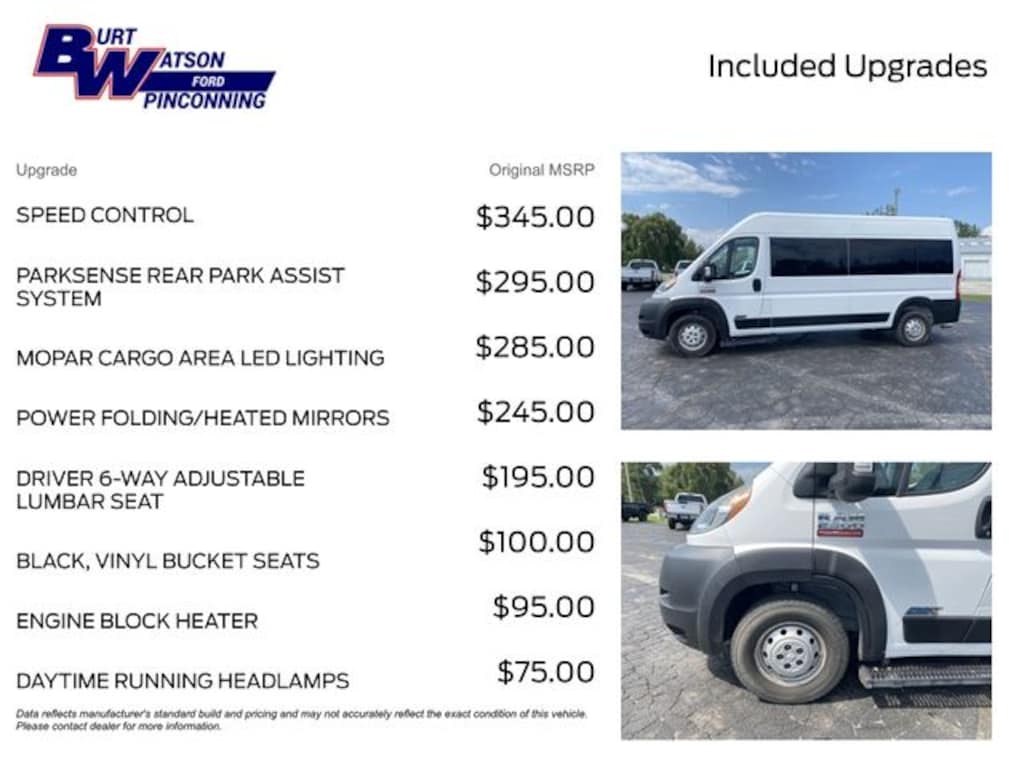 Used 2019 Ram Promaster 2500 Window Van High Roof Van Cargo Van