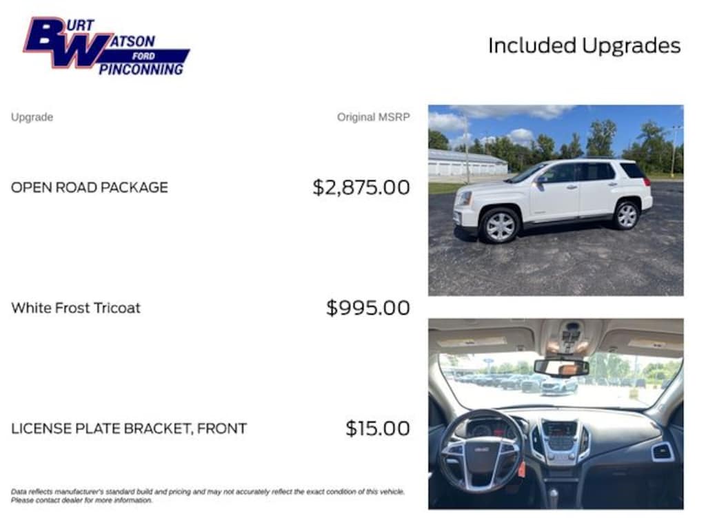 Used 2016 GMC Terrain SLT SUV