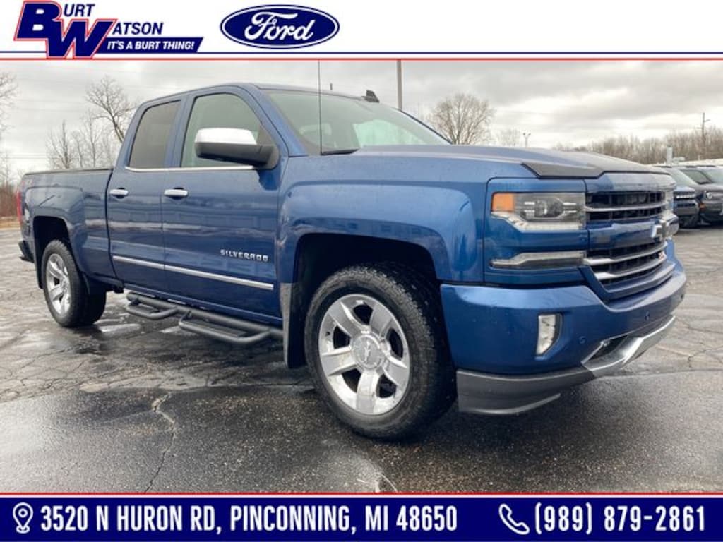 Used 2018 Chevrolet Silverado 1500 LTZ Truck Double Cab