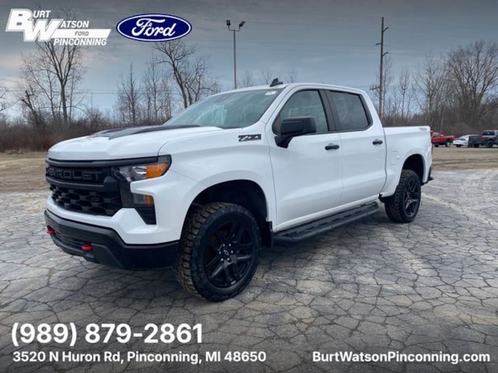 Used 2023 Chevrolet Silverado 1500 Custom Trail Boss Truck Crew Cab