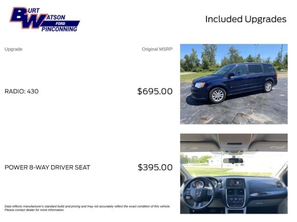 Used 2016 Dodge Grand Caravan SXT Van
