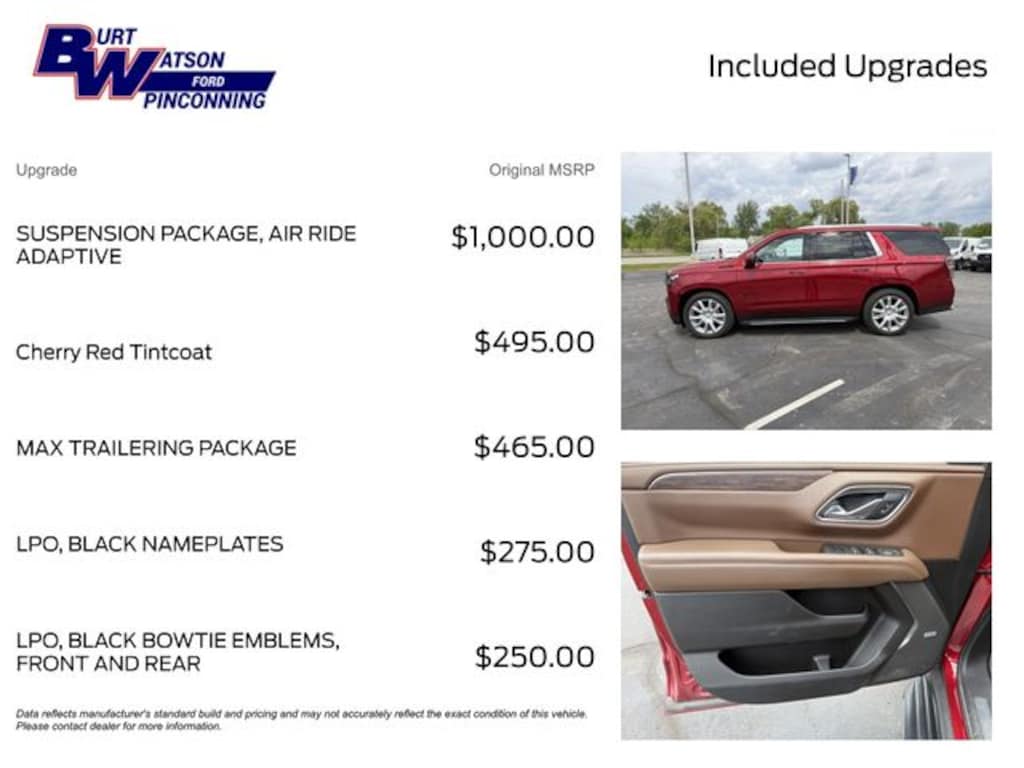 Used 2021 Chevrolet Tahoe High Country SUV