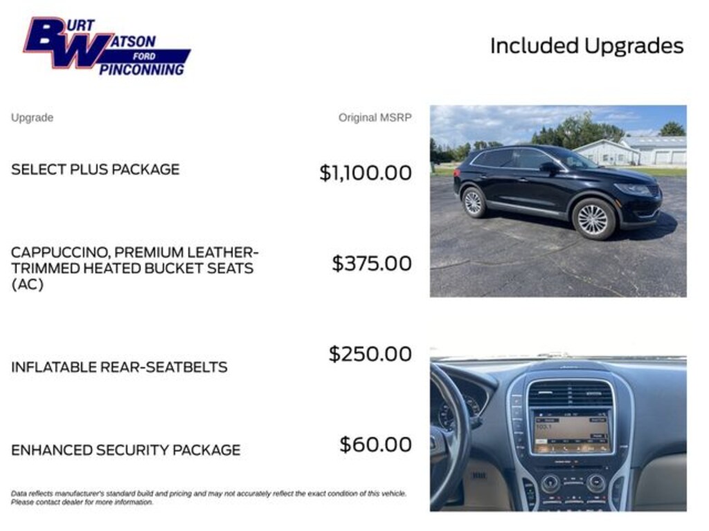 Used 2016 Lincoln MKX Select SUV