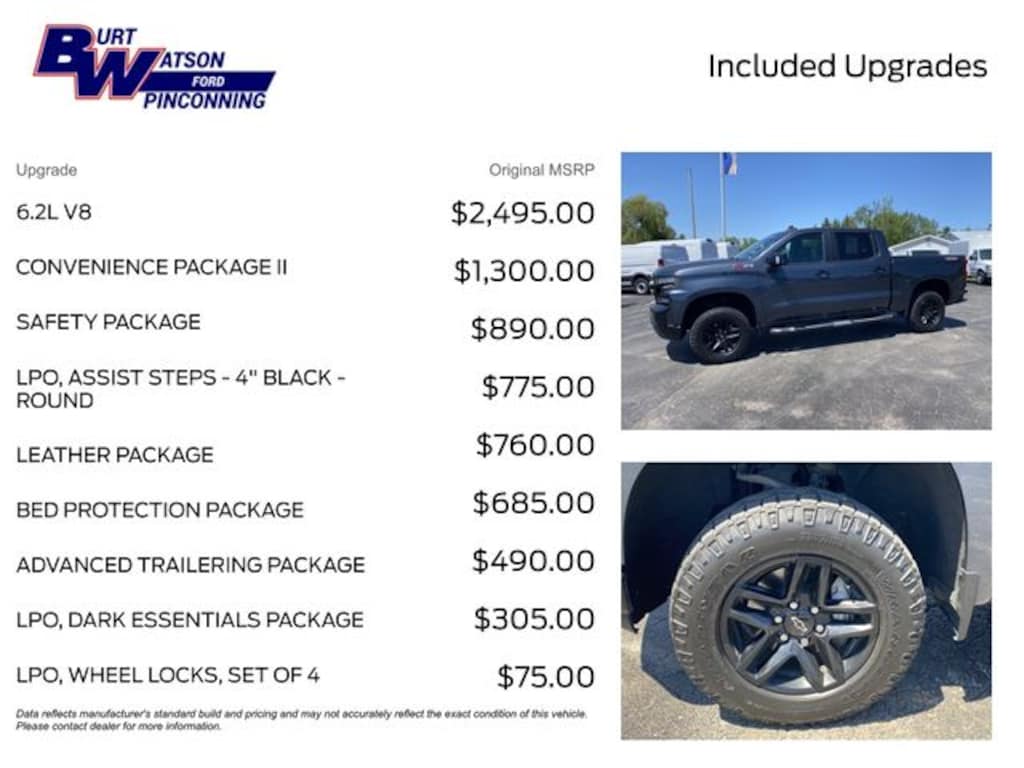 Used 2021 Chevrolet Silverado 1500 LT Trail Boss Truck Crew Cab