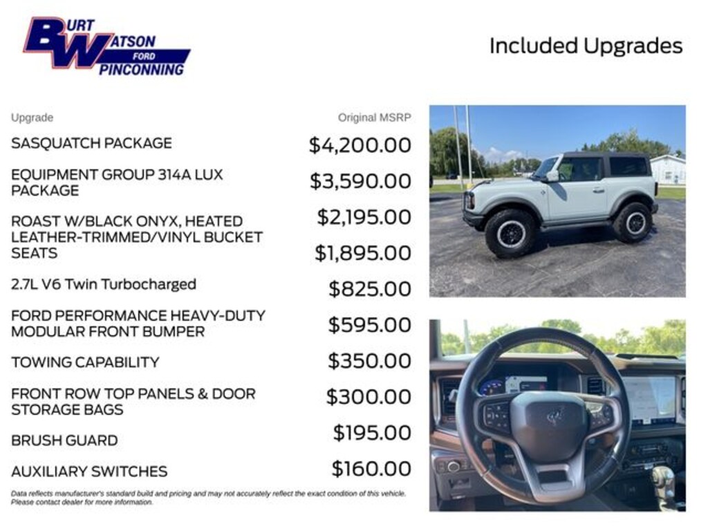 Used 2022 Ford Bronco Outer Banks SUV