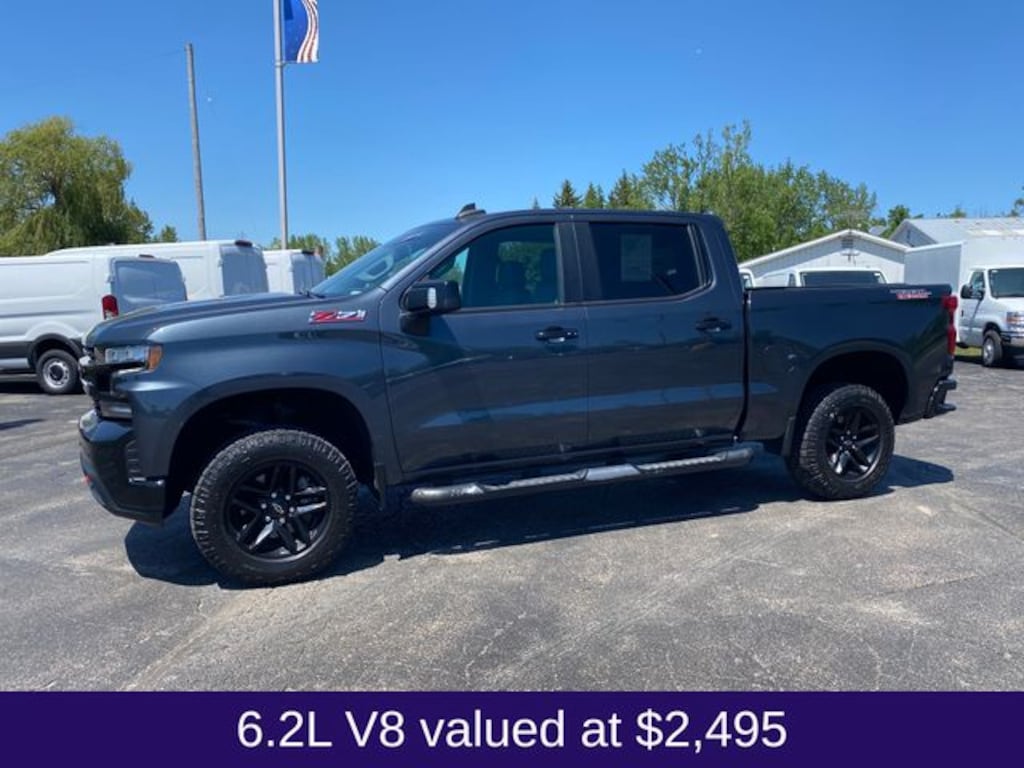 Used 2021 Chevrolet Silverado 1500 LT Trail Boss Truck Crew Cab