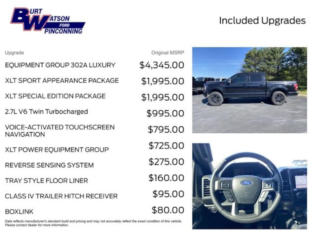 Used 2019 Ford F-150 XLT Truck SuperCrew Cab