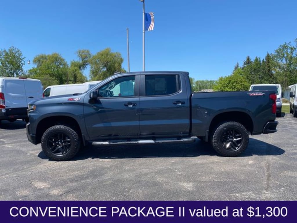 Used 2021 Chevrolet Silverado 1500 LT Trail Boss Truck Crew Cab