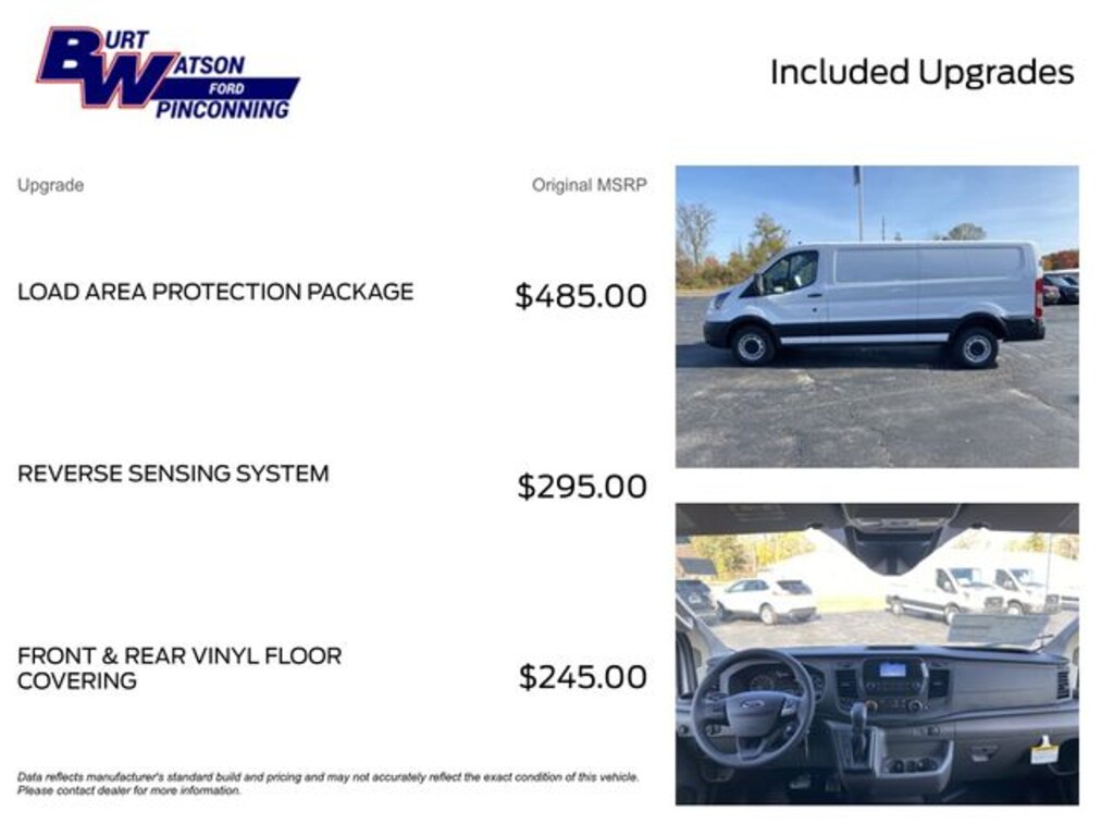 New 2024 Ford Transit-250 Base Van Low Roof Van
