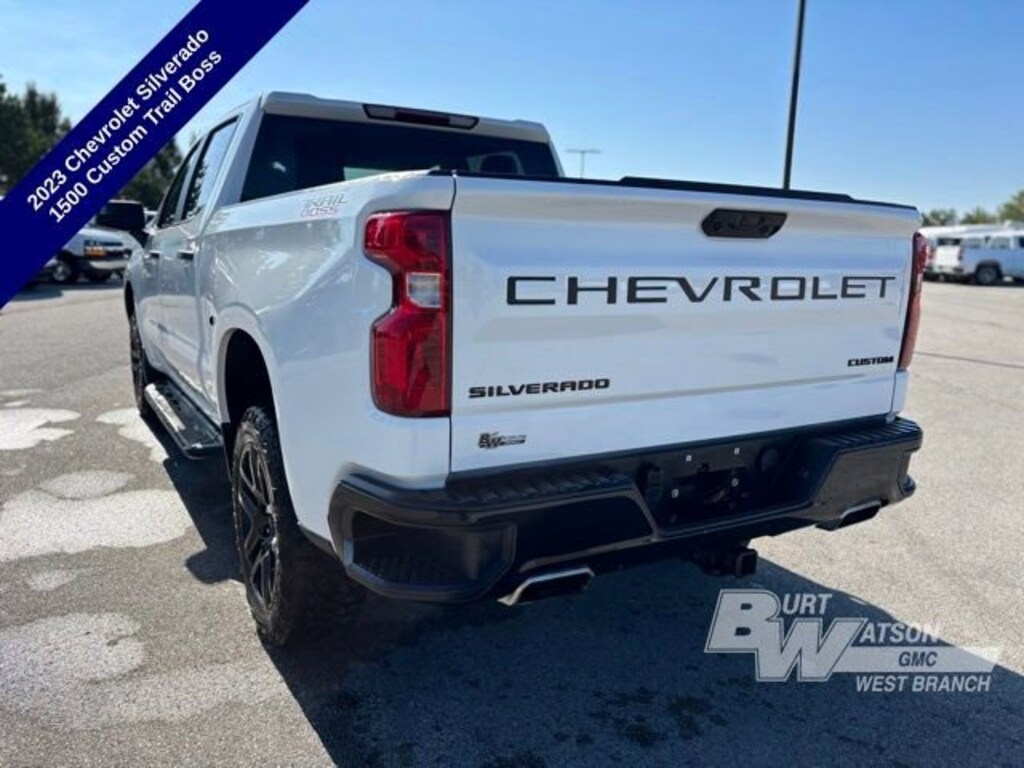 Used 2023 Chevrolet Silverado 1500 Custom Trail Boss Truck Crew Cab