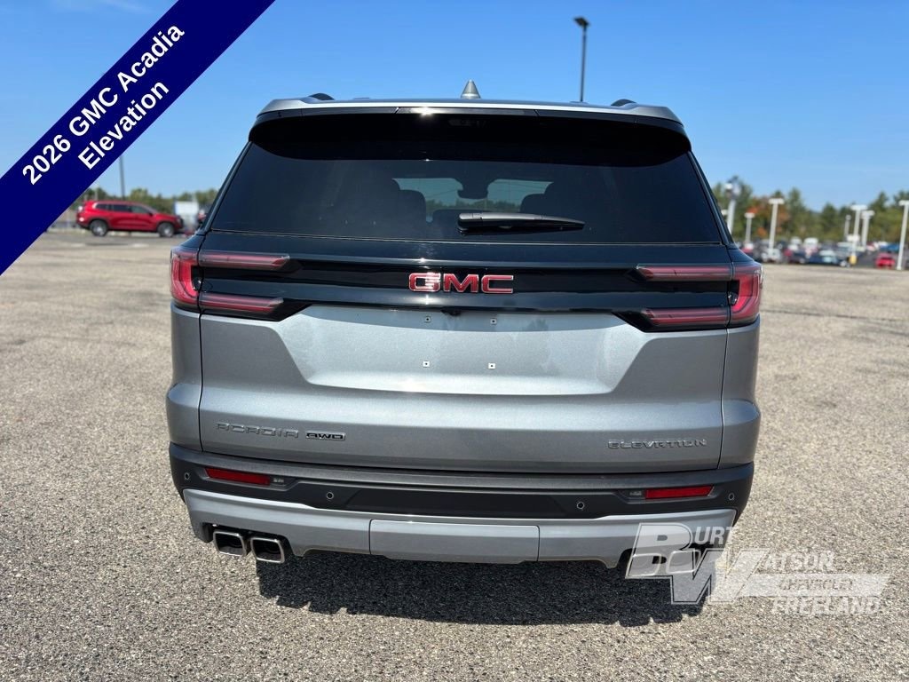 New 2026 GMC Acadia Elevation SUV