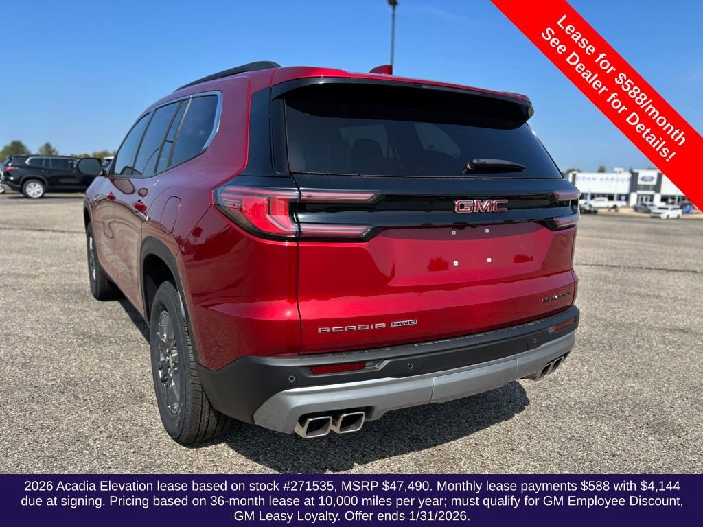 New 2025 GMC Acadia Elevation SUV