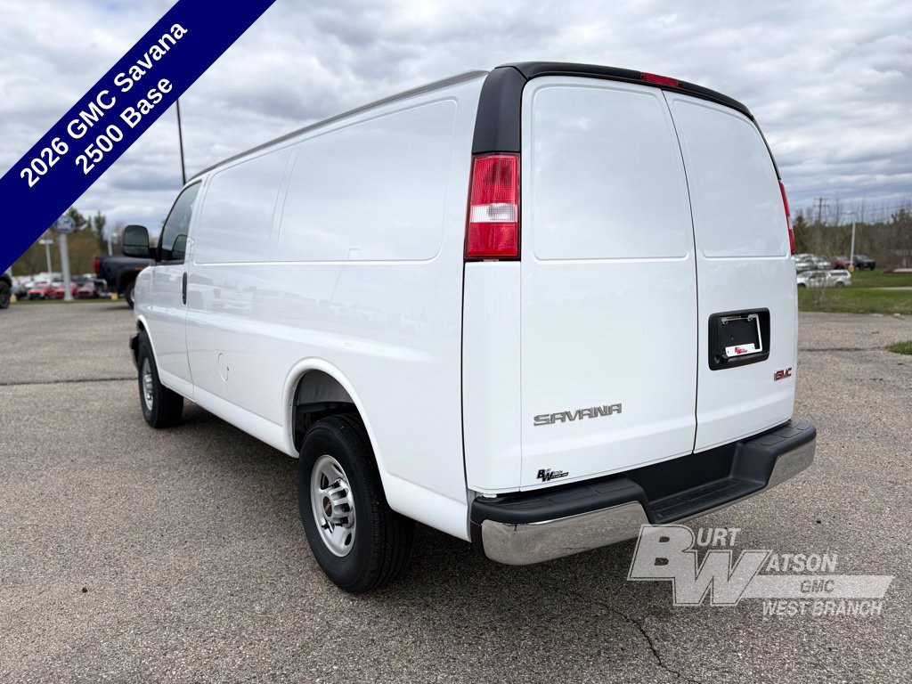 New 2026 GMC Savana Cargo Work Van Van