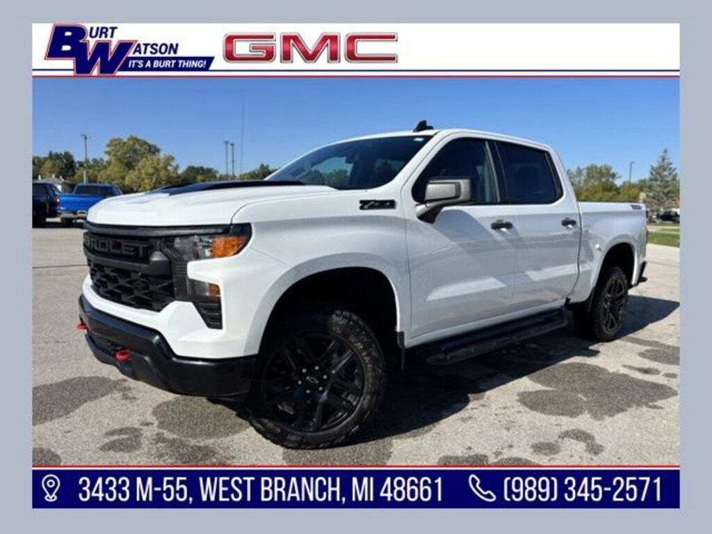 Used 2023 Chevrolet Silverado 1500 Custom Trail Boss Truck Crew Cab