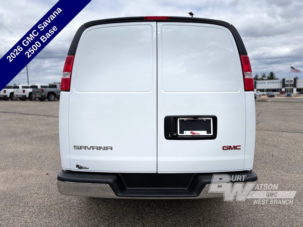 New 2026 GMC Savana Cargo Work Van Van