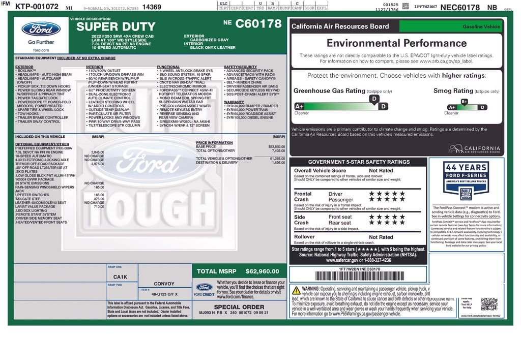 Used 2022 Ford Super Duty F-250 SRW XL Truck Crew Cab