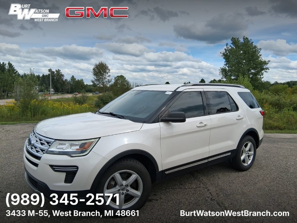 Used 2018 Ford Explorer XLT with VIN 1FM5K7D84JGC39791 for sale in West Branch, MI