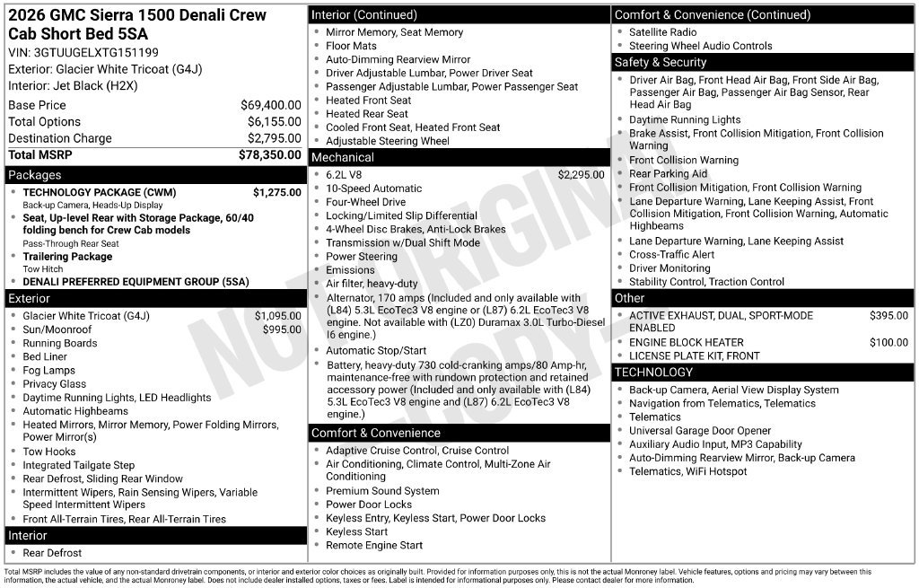 2026 GMC Sierra 1500 Denali - Photo 2