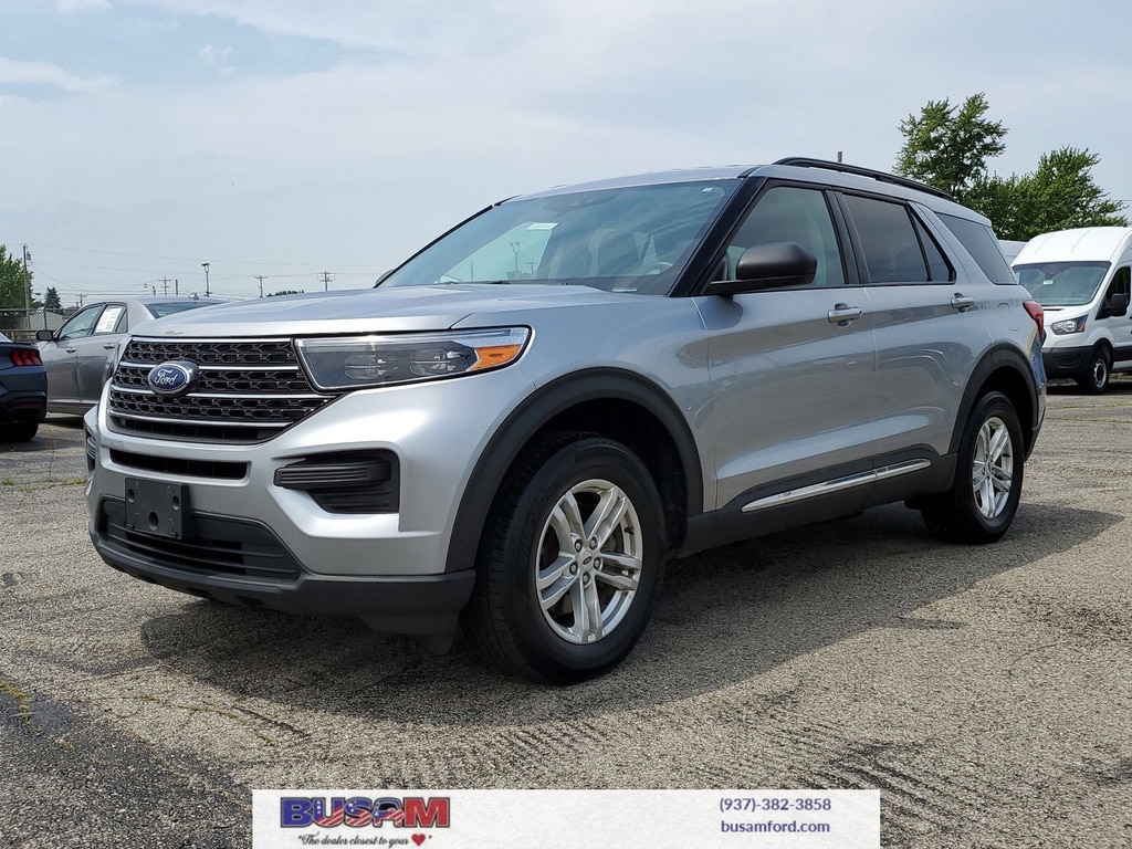 Used 2021 Ford Explorer XLT with VIN 1FMSK8DH0MGC45097 for sale in Wilmington, OH