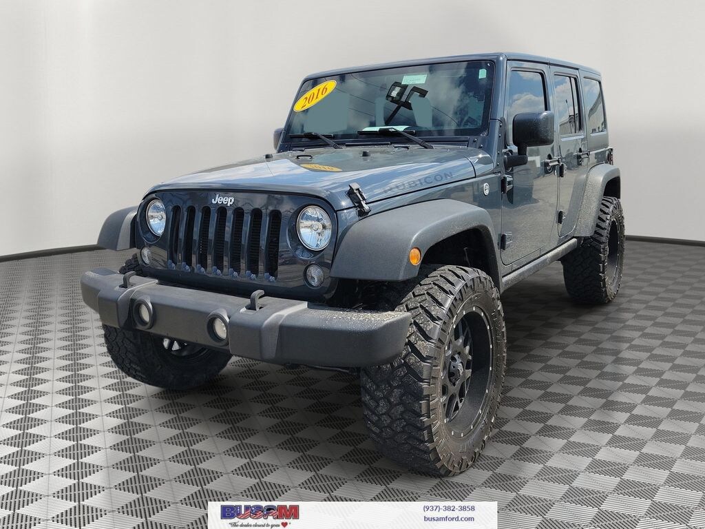 Used 2016 Jeep Wrangler JK Unlimited Rubicon 4x4 SUV
