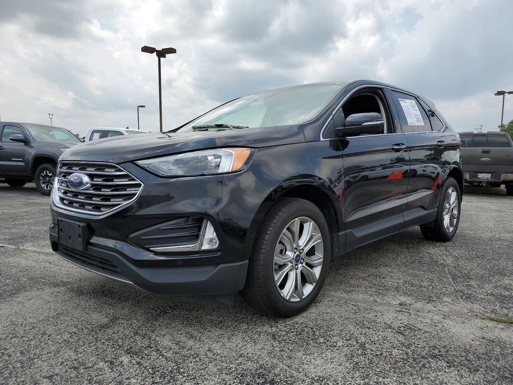 Used 2022 Ford Edge Titanium with VIN 2FMPK4K96NBB06465 for sale in Wilmington, OH