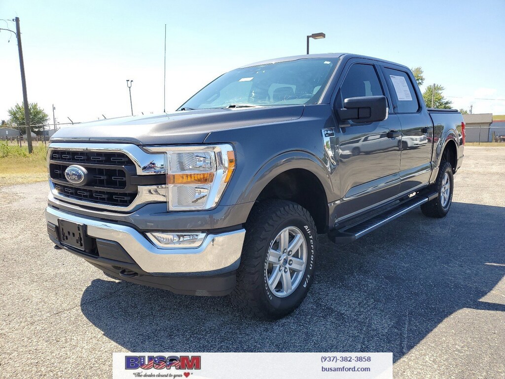 Used 2021 Ford F-150 XLT with VIN 1FTFW1E88MFB03568 for sale in Wilmington, OH