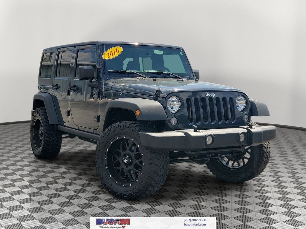 Used 2016 Jeep Wrangler JK Unlimited Rubicon 4x4 SUV