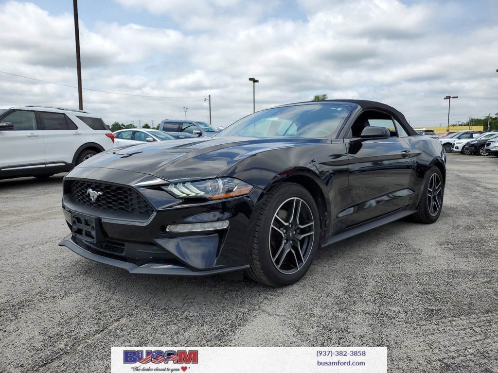 Used 2022 Ford Mustang EcoBoost Premium with VIN 1FATP8UH0N5102602 for sale in Wilmington, OH