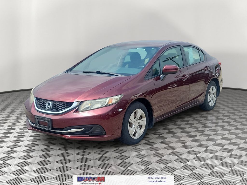 Used 2015 Honda Civic LX with VIN 19XFB2E50FE045458 for sale in Wilmington, OH