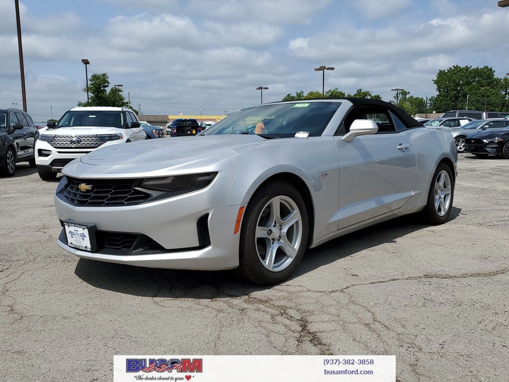 Used 2019 Chevrolet Camaro 1LT with VIN 1G1FB3DS7K0110797 for sale in Wilmington, OH