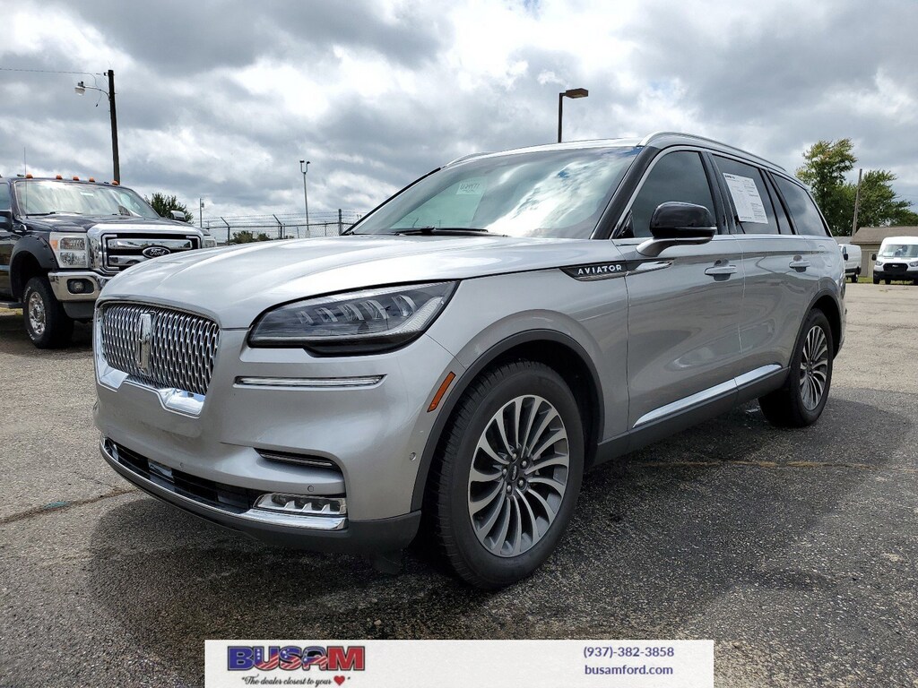 Certified 2021 Lincoln Aviator Reserve with VIN 5LM5J7XC3MGL15814 for sale in Wilmington, OH