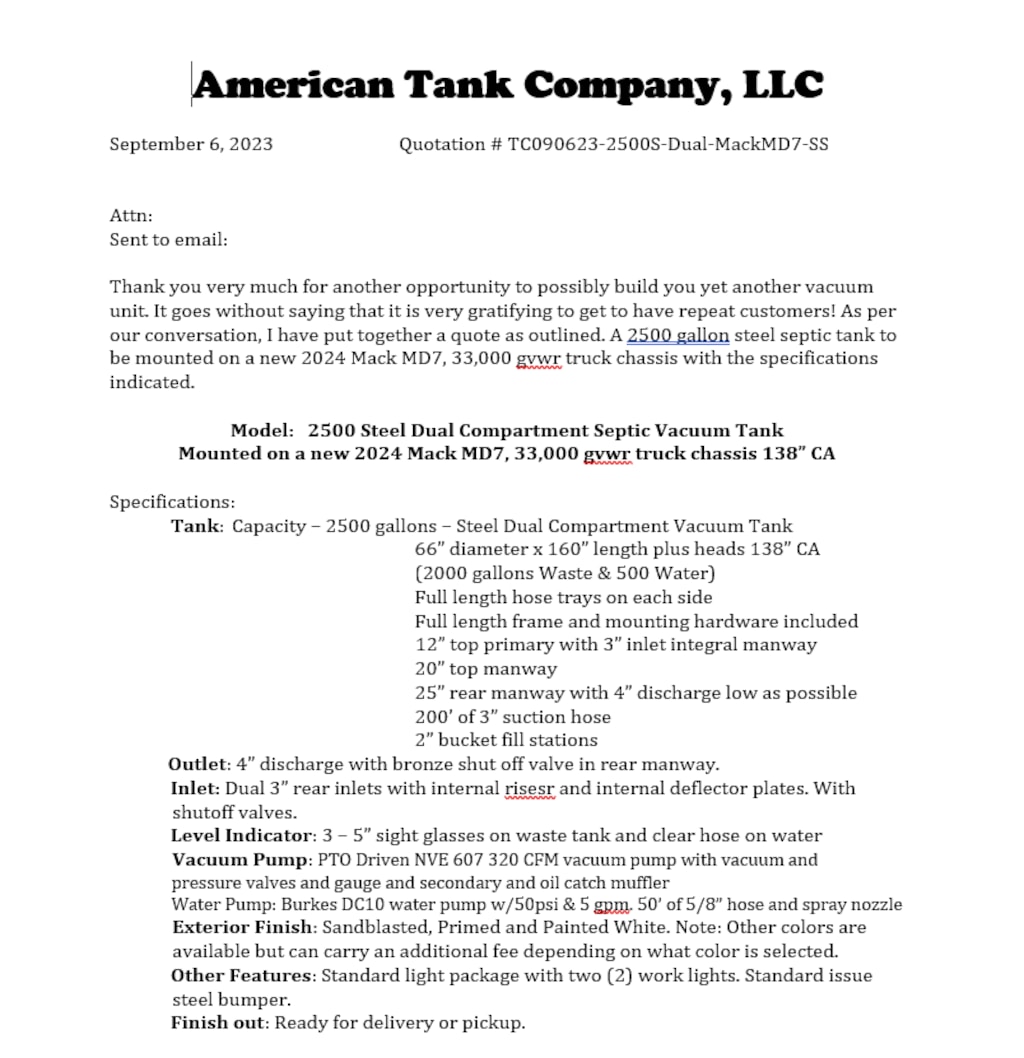 Used 2023 MACK MD7 MD7 Commercial