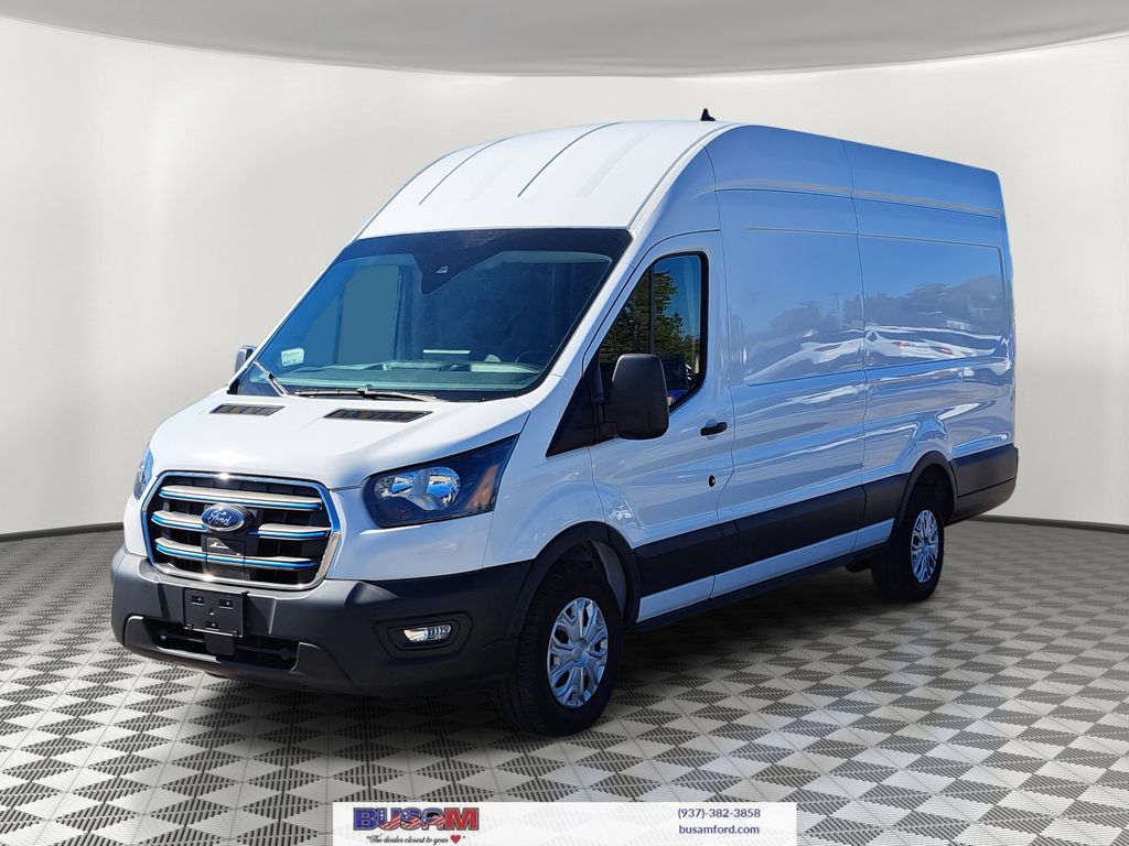 Used 2022 Ford E-Transit Cargo Van Base with VIN 1FTBW3XK3NKA69325 for sale in Wilmington, OH