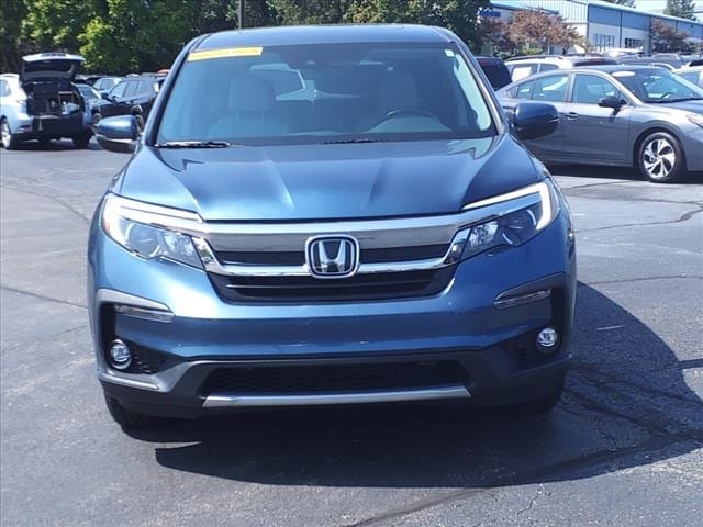 Used 2021 Honda Pilot EX-L with VIN 5FNYF6H5XMB082444 for sale in Fairfield, OH