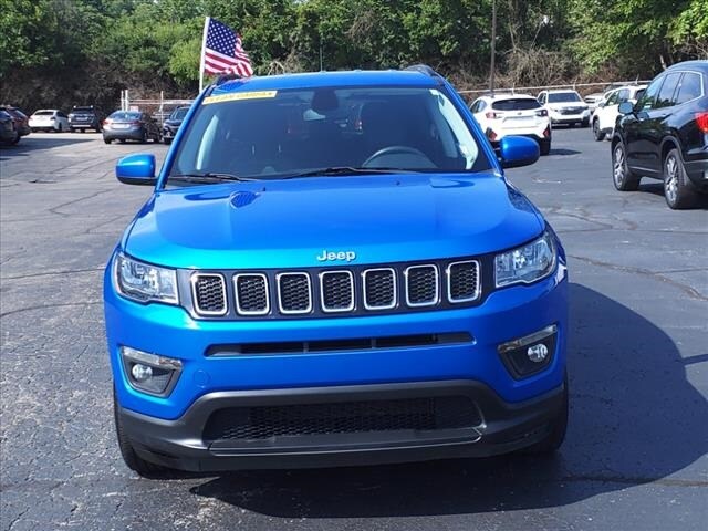 Used 2021 Jeep Compass Latitude with VIN 3C4NJDBB3MT601338 for sale in Fairfield, OH