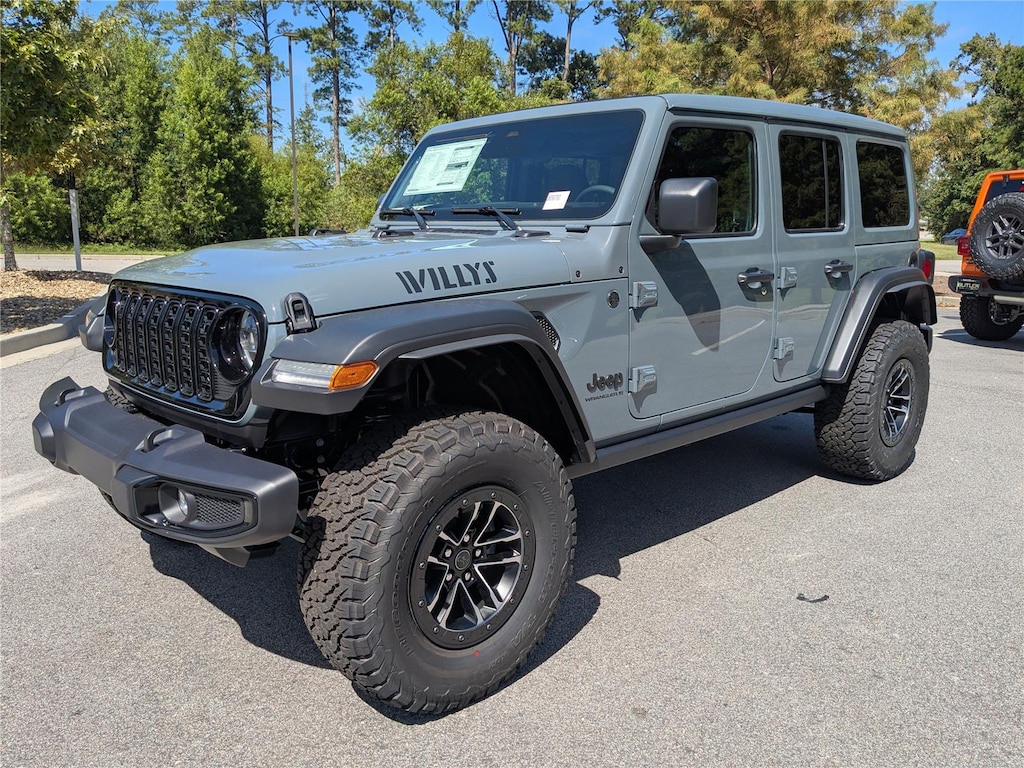New 2025 Jeep Wrangler 4-DOOR WILLYS Sport Utility