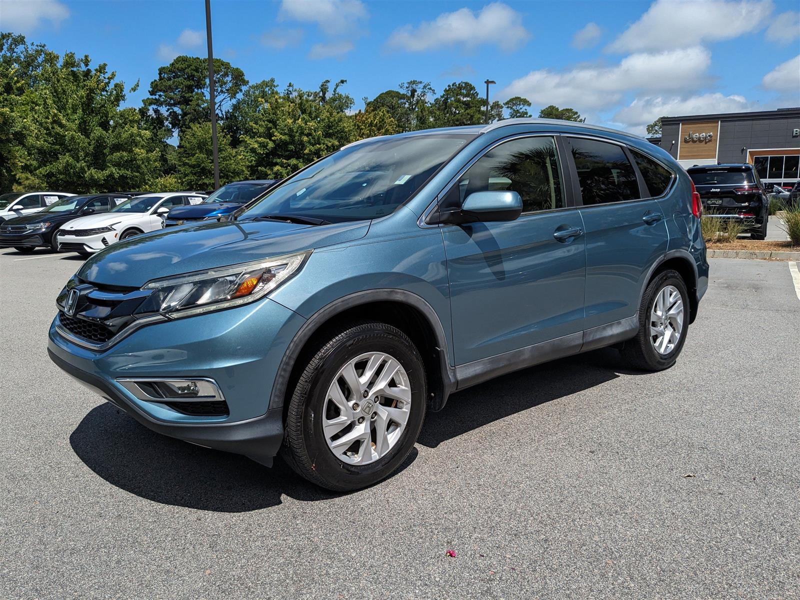 Used 2015 Honda CR-V EX-L with VIN 2HKRM3H78FH506590 for sale in Beaufort, SC