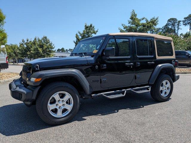 Certified 2022 Jeep Wrangler Unlimited Sport S with VIN 1C4HJXDM7NW252967 for sale in Beaufort, SC