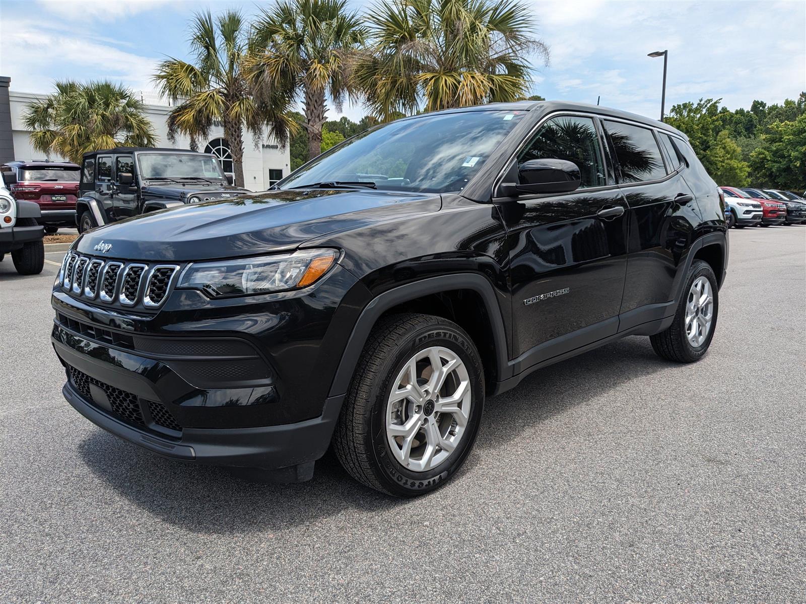 Used 2025 Jeep Compass Sport with VIN 3C4NJDAN0ST516420 for sale in Beaufort, SC