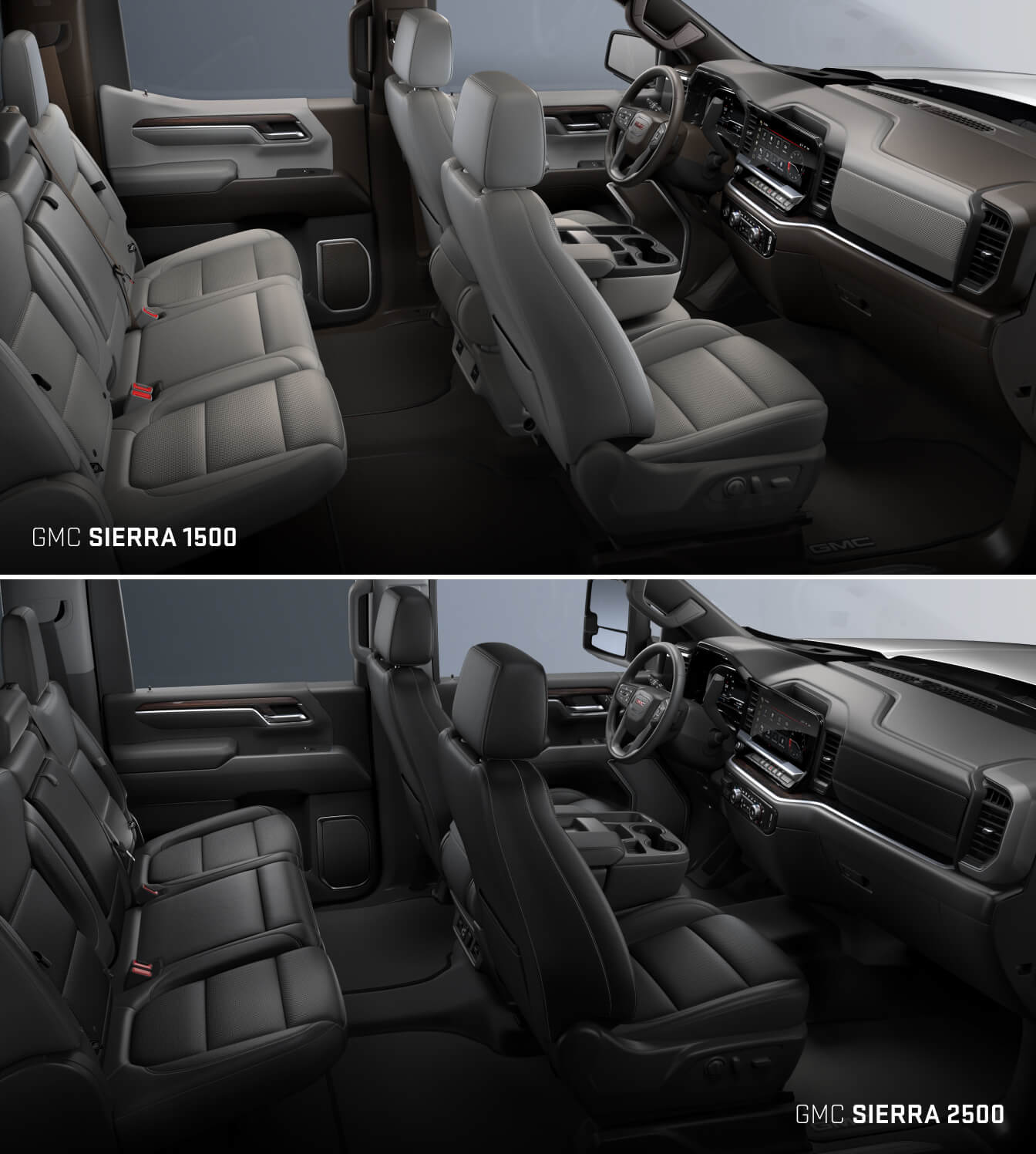 GMC Sierra 1500 vs. 2500 HD Cab Sizes
