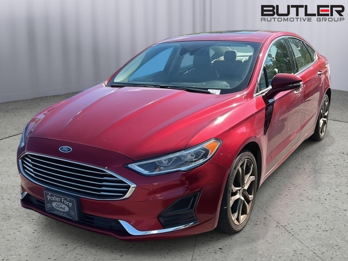 Used 2019 Ford Fusion SEL with VIN 3FA6P0CD6KR219641 for sale in Milledgeville, GA