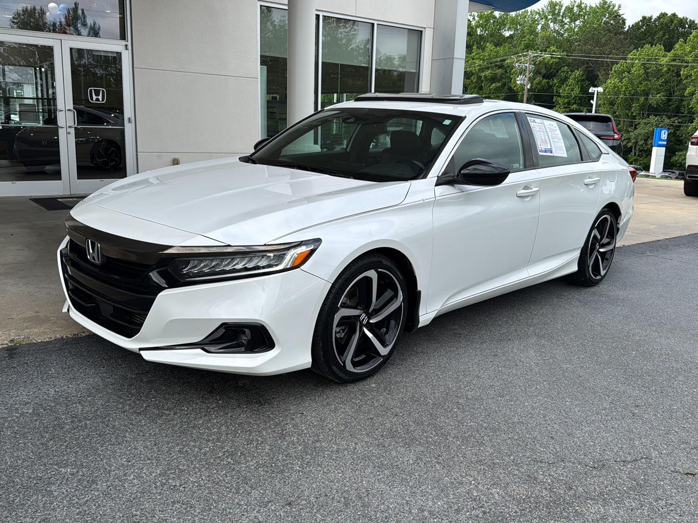 Used 2021 Honda Accord Sport with VIN 1HGCV2F35MA033721 for sale in Milledgeville, GA