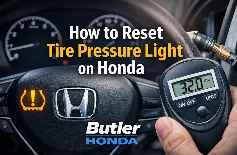 How Can I Reset Tire Pressure Light on My Honda (with or without a ...