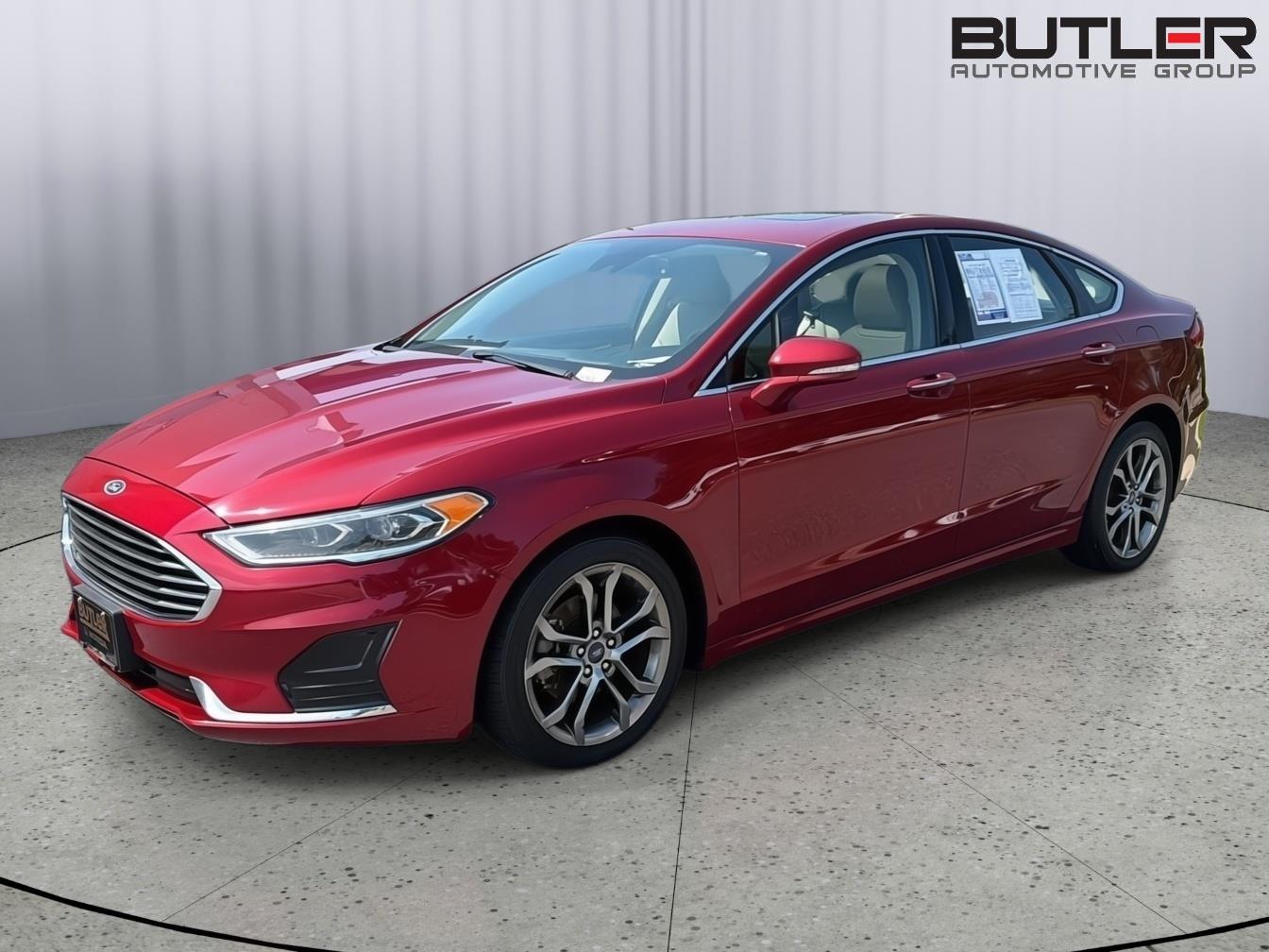 Used 2019 Ford Fusion SEL with VIN 3FA6P0CD6KR219641 for sale in Milledgeville, GA