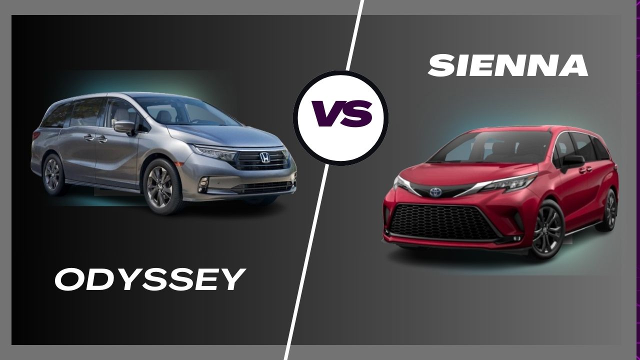 2024 Honda Odyssey vs Toyota Sienna Which minivan is right for your